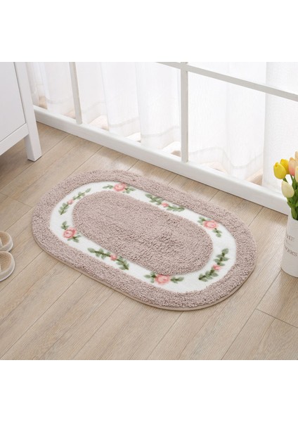 Tuoyuan Deve Yaklaşık 40X60 cm 6 Boyutları Kare Paspas Zemin Halı Oturma Odası Yatak Odası Koridor Su Emme Kaymaz Banyo Paspas Tuvalet Halı Ayak Pedi (Yurt Dışından)
