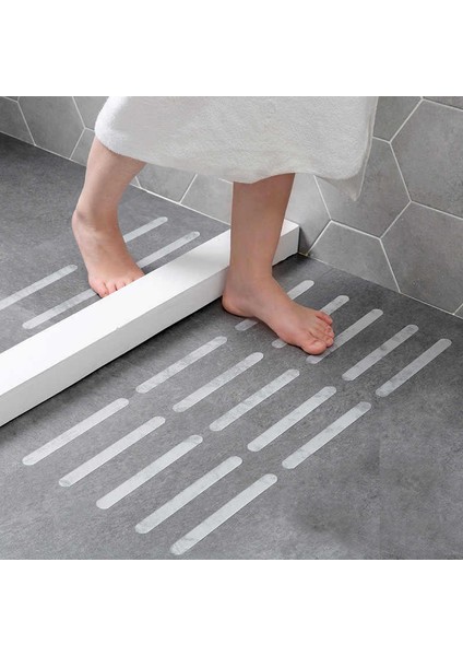 12 Adet 5/12 Adet Kaymaz Şeritler Şeffaf Duş Çıkartmaları Su Geçirmez Banyo Güvenlik Şeritleri Küvetler Için Kaymaz Şeritler Merdiven Zeminler (Yurt Dışından)