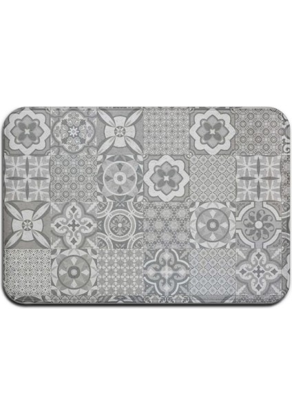 BJW-4060-211021(81) 500MMX800MM Gri Bohem Mandala Çiçek Halı Polyester Halı Kaymaz Zemin Mat Paspas Yatak Odası Mutfak Kapı Banyo Dekorasyonu Için (Yurt Dışından) indirimleri