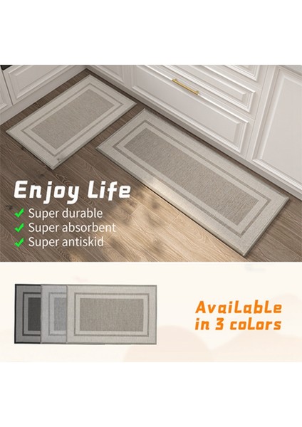 Mavi 500MM x 1500MM Mutfak Mat Mutfak Aksesuarları Halı Kapı Mat Kilim Yatak Odası Için Su ve 0il Emici Kaymaz Kire Dayanıklı Su Geçirmez (Yurt Dışından) fiyatları