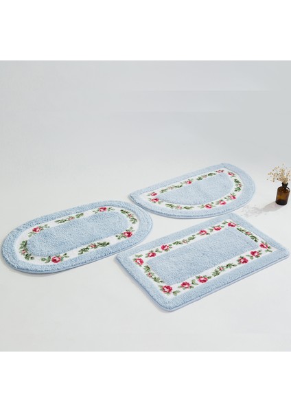 Yarım Daire Tuo 40X60 Romantik Çiçek Banyo Kaymaz Halı Süper Yumuşak Ped Oturma Odası Yatak Odası Zemin Mat Kalp Şekli Dikdörtgen Halı Tuvalet Paspasları Pedi (Yurt Dışından) fiyatları