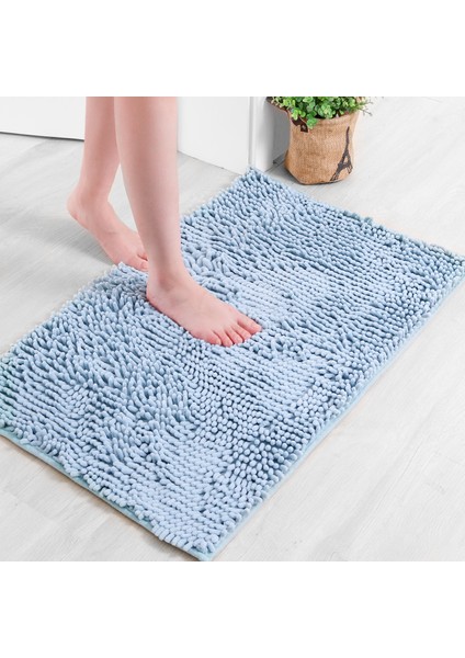 Gri 40X60CM 40X60CM Peluş Halı Paspaslar Kaymaz Şönil Banyo Paspas Halı Ev Kanepe Duş Banyo Paspas Ekstra Yumuşak Emici Mikrofiber Sevişmek Halı (Yurt Dışından) fırsatları