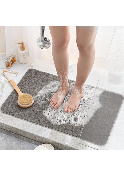 Pembe Pvc Kaymaz Banyo Paspasları Dikdörtgen Yumuşak Duş Banyo Paspas Ayak Mat Yatak Odası Banyo Halısı Kaymaz Tuvalet Zemin Sahte Paspaslar Vc (Yurt Dışından) fiyatları