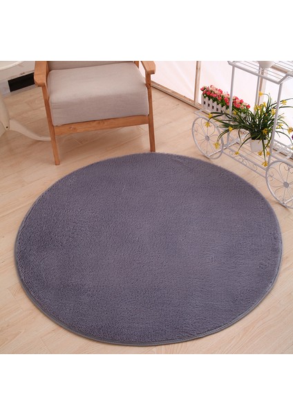 Deve Çapı Yaklaşık 60 cm Yuvarlak Katı Halı Oturma Odası Yatak Odası Mat Su Emici Mat Yatak Odası Halı Başucu Kilim Çay Masa Halısı 11 Renk Paspaslar (Yurt Dışından) fırsatları