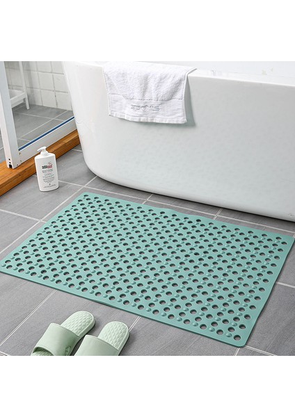 E 500 mm x 800 mm Yeni Banyo Kaymaz Mat Büyük Banyo Banyo Paspas Duş Odası Küvet Ayak Mat Banyo Su Geçirmez Mat Çevre Koruma (Yurt Dışından)