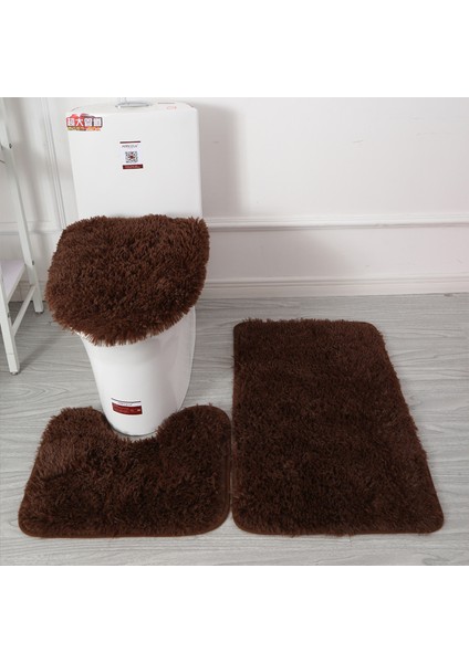 Beyaz 3 Adet/takım Peluş Banyo Banyo Paspas Seti Kaymaz Tuvalet Halıları ve Tuvalet Çıtası Yumuşak Kabartmak Duş Halı Paspaslar Banyo Için (Yurt Dışından) fırsatları