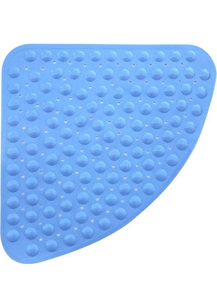 Temizle Mavi 54 cm x 54 cm 1 Adet Pvc Banyo Paspas Kaymaz Küvet Duş Paspasları Küvet Paspas Ev Banyo Aksesuarları Için 54 x 54 cm Ayak Mat Fan Şeklinde Zemin Mat (Yurt Dışından) fırsatları