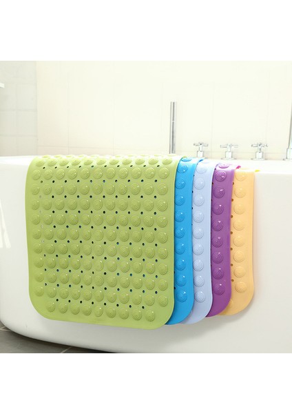 Mavi 36 cm x 71 cm Kendinden Emişli Silikon Pvc Paspaslar Pvc Dikdörtgen Banyo Artefakt Ayak Masaj Yastığı Taban Kaymaz Duş Odası Banyo Masaj Yastığı (Yurt Dışından) fiyatları