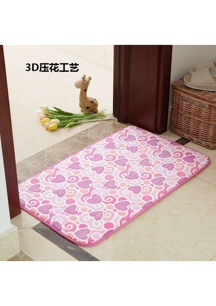 Chouxiangtaoxin Yaklaşık 50X80 cm 50*80/60*90/45*120 cm Dikdörtgen Halı Banyo Mutfak Halı Emici Kilimler Mutfak Için Kaymaz Paspas Zemin Mat Tapete (Yurt Dışından)