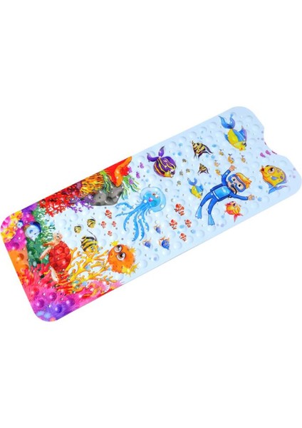 E 100CMX40CM 40X100CM Küvet Kaymaz Mat Çocuk Banyo Baskı Sartoon Vantuz Pvc Banyo Paspas Tuvalet Zemin Mat Ayak Mat (Yurt Dışından) indirimleri