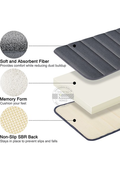 Pembe 40 cm x 60 M Konco 40*60 cm Banyo Paspas Banyo Halı Halı Mercan Polar Bellek Köpük Banyo Paspas Mutfak Kapı Zemin Tapis De Bain (Yurt Dışından) modelleri