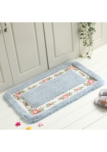 Fang Yeşil Yaklaşık 60X90 cm 6 Boyutları Kare Paspas Zemin Halı Oturma Odası Yatak Odası Koridor Su Emme Kaymaz Banyo Paspas Tuvalet Halı Ayak Pedi (Yurt Dışından) indirimleri