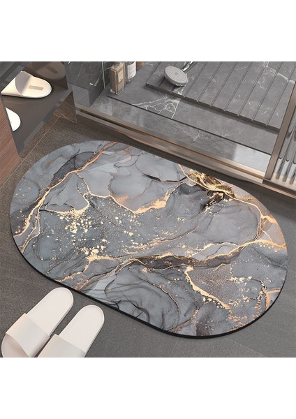 Ins Tarzı 2 40X60CM Çabuk Kuruyan Banyo Diatom Çamur Taş Desen Kaymaz Halı Ev Küvet Duş Mat Ön Paspas 5s Çabuk Kuruyan Emici Banyo Paspası (Yurt Dışından) fiyatları