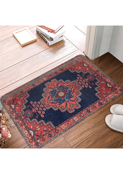 Vicky-Dd1-1 (48) 400MMX600MM Bohem Tarzı Paspas Giriş Dış Mekan Halıları Kaymaz Banyo Ayak Mat Mutfak Yatak Odası Koridor Uzun Kilim Giriş Kapısı Paspası (Yurt Dışından)
