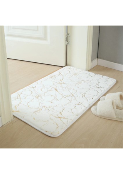 3P1005BROWN Yeni Ev Tuvalet Paspasları Oturma Odası Banyo Seti Altın Baskı Kaymaz Halılar Yatak Odası Baskı Halı Duş Mat Banyo Paspasları Banyo (Yurt Dışından) indirimleri