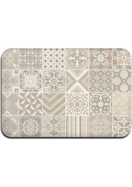 BJW-4060-211021(82) 500MMX800MM Gri Bohem Mandala Çiçek Halı Polyester Halı Kaymaz Zemin Mat Paspas Yatak Odası Mutfak Kapı Banyo Dekorasyonu Için (Yurt Dışından) modelleri