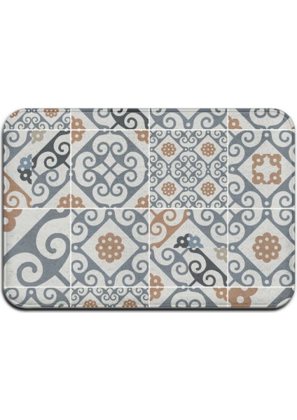 BJW-4060-211021(82) 500MMX800MM Gri Bohem Mandala Çiçek Halı Polyester Halı Kaymaz Zemin Mat Paspas Yatak Odası Mutfak Kapı Banyo Dekorasyonu Için (Yurt Dışından) fırsatları