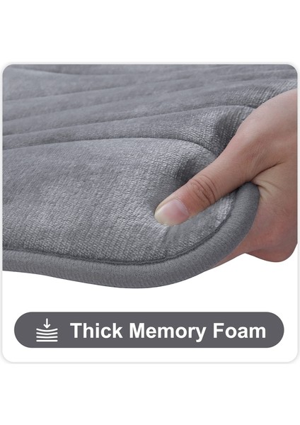 Lacivert 43CMX119CM Homaxy Bellek Köpük Banyo Tuvalet Banyo Paspas Kaymaz Emici Mutfak Halı Oturma Odası Yatak Odası Ev Dekoratif Ayak Halı (Yurt Dışından) fırsatları