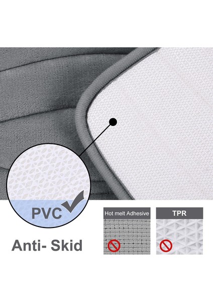 Lacivert 43CMX119CM Homaxy Bellek Köpük Banyo Tuvalet Banyo Paspas Kaymaz Emici Mutfak Halı Oturma Odası Yatak Odası Ev Dekoratif Ayak Halı (Yurt Dışından) indirimleri