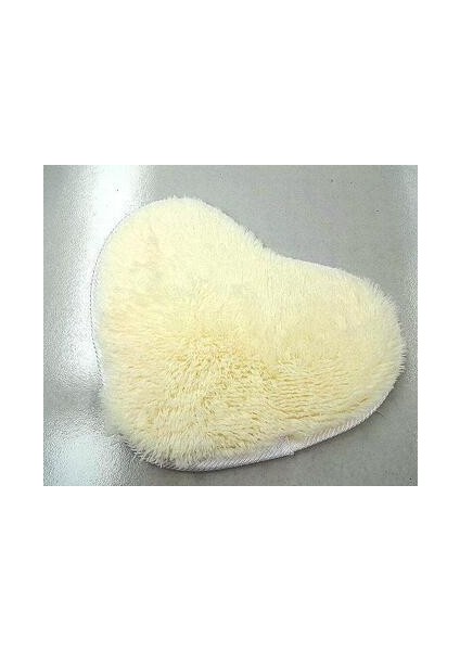 E 70X80 cm Saf Kalp Şeklinde Kalın Banyo Halısı Oturma Odası Için Kaymaz Banyo Paspas Yastık Süsler Ev Dekor Banyo Aksesuarları (Yurt Dışından)