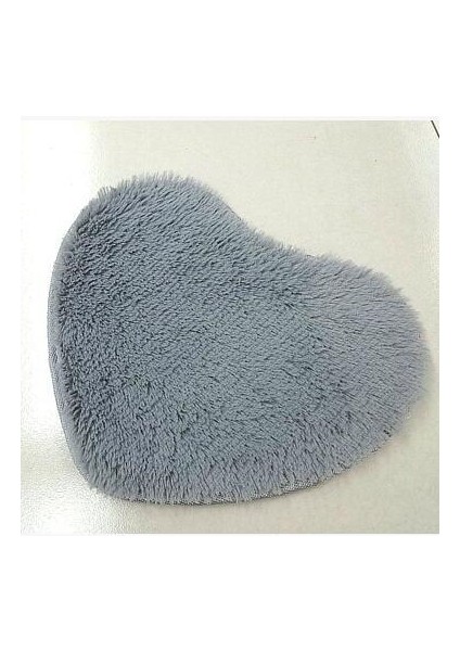 C 40X50 cm Saf Kalp Şeklinde Kalın Banyo Halısı Oturma Odası Için Kaymaz Banyo Paspas Yastık Süsler Ev Dekor Banyo Aksesuarları (Yurt Dışından)