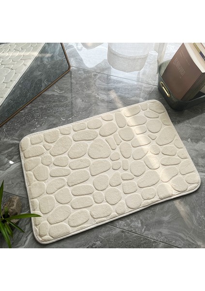 Gri 40X60 cm 40X60/50X80 cm Arnavut Kaldırımı Kabartmalı Banyo Banyo Paspas Mercan Polar Kaymaz Halı Küvet Zemin Halı Duş Odası Paspas (Yurt Dışından) fırsatları