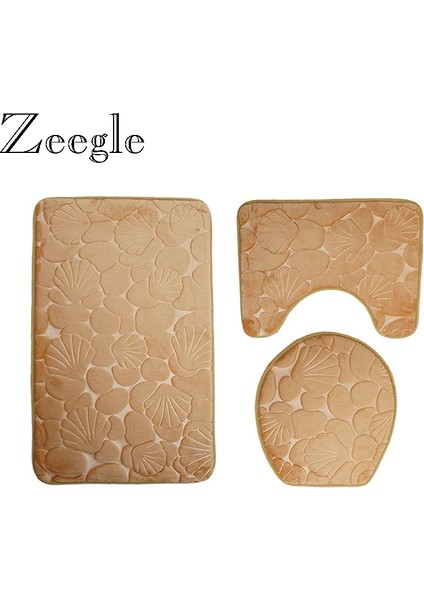 Gri Kalp Zeegle Halı Banyo Paspas Mikrofiber Banyo Paspasları Seti Tuvalet Halıları Kaymaz Paspaslar Banyo Halıları Seti Tuvalet Kapağı Kapağı Duş Halısı (Yurt Dışından) modelleri