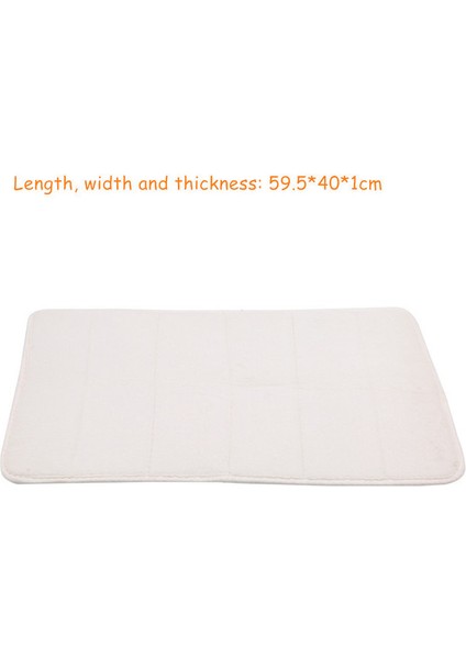 Bej 2 U-Şekilli Su Emici Köpük Banyo Paspasları Tuvalet Paspas Banyo Mercan Polar Halı Halı Kaymaz Zemin Tuvalet Ev Dekor Ev (Yurt Dışından)