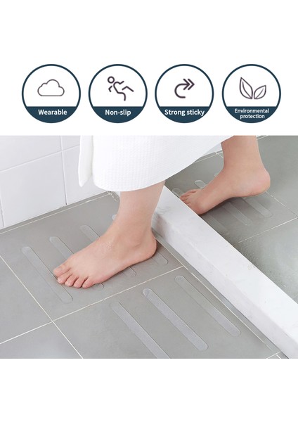 Çiçek Şekli 12 Adet 20X2X0.075 cm Kaymaz Küvet Etiket Kaymaz Banyo Çıkartmaları Duş Şeridi Kendinden Yapışkanlı Çıkartmalar Banyo Küvet Zemin Ev Merdiven Mutfak (Yurt Dışından) fırsatları