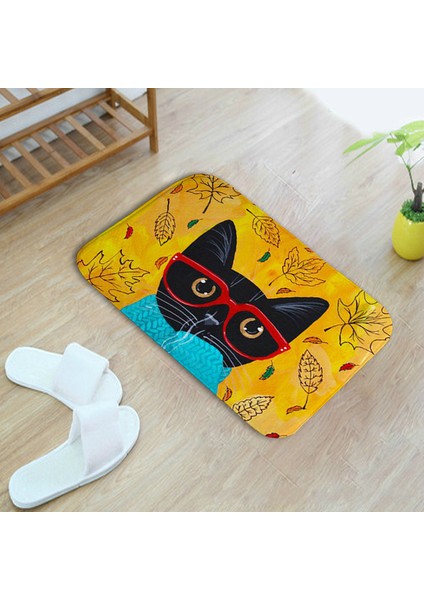 Stil 5 Dropship 40*60 cm Karikatür Kedi Hayvan Kaymaz Banyo Paspas Banyo Halı Kilim Tapis Salle De Bain (Yurt Dışından)