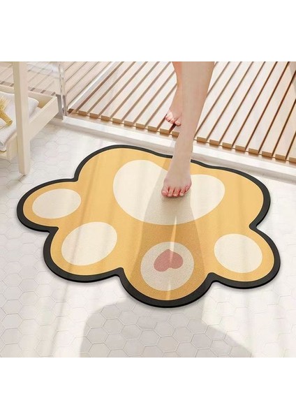 A13 50-80 cm Kaymaz Banyo Paspas Emici Mat Paspas Emici Halılar Banyoda Giriş Paspasları Balkon Sundurma Zemin Alanı Halı Paspas (Yurt Dışından)