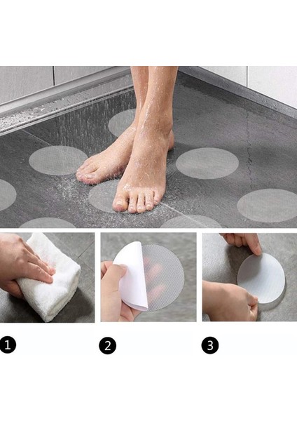 12 Adet 12 Adet Banyo Kayma Şeffaf Kaymaz Dalgalı Etiket Küvet/adım/bebek Anti-Sonbahar Amaçlı Yüksek Mukavemetli Macun Emniyet Bandı Pedi (Yurt Dışından) indirimleri