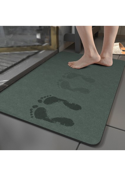 Oval Kahve 400 mm x 600 mm Diatomit Banyo Süper Emici Mat Kaymaz Ev Mutfak Tuvalet Çabuk Kuruyan Paspaslar Odası Paspas Yağ Geçirmez Paspaslar (Yurt Dışından) modelleri