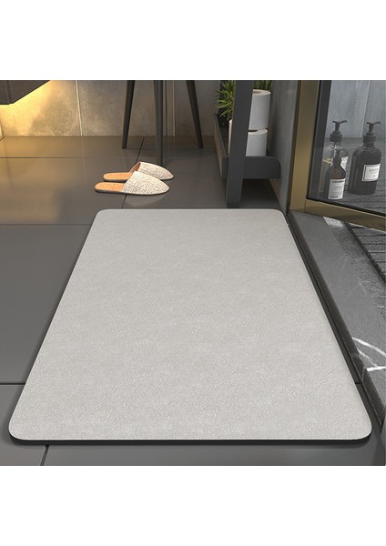 Oval Kahve 400 mm x 600 mm Diatomit Banyo Süper Emici Mat Kaymaz Ev Mutfak Tuvalet Çabuk Kuruyan Paspaslar Odası Paspas Yağ Geçirmez Paspaslar (Yurt Dışından) indirimleri