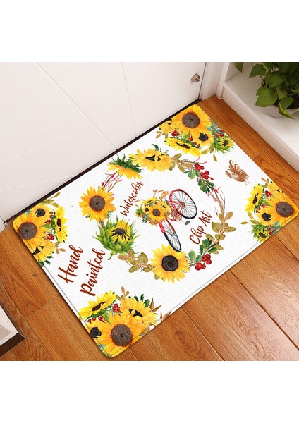 BJW-4060-211008(38) 400 mm x 600 mm Paspas Giriş Paspas Hoş Geldiniz Çiçekler Patten Kaymaz Paspas Ön Paspas Açık Dekor Kapalı Komik Paspaslar Banyo Halısı (Yurt Dışından)
