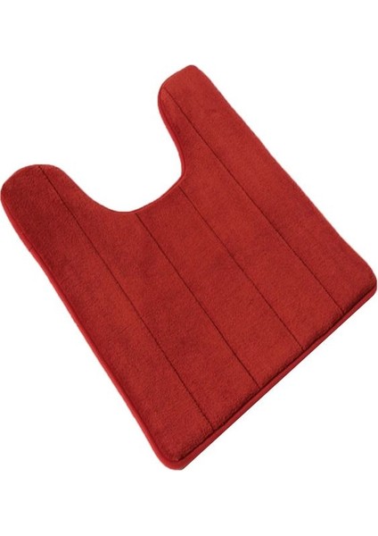 40X60 Şarap Kırmızısı 24 Saat Içinde Gemi Ev Banyo Paspası Mercan Polar Banyo Halısı Su Emme Kaymaz Bellek Köpük Emici Yıkanabilir Halı Tuvalet Zemin Mat (Yurt Dışından)