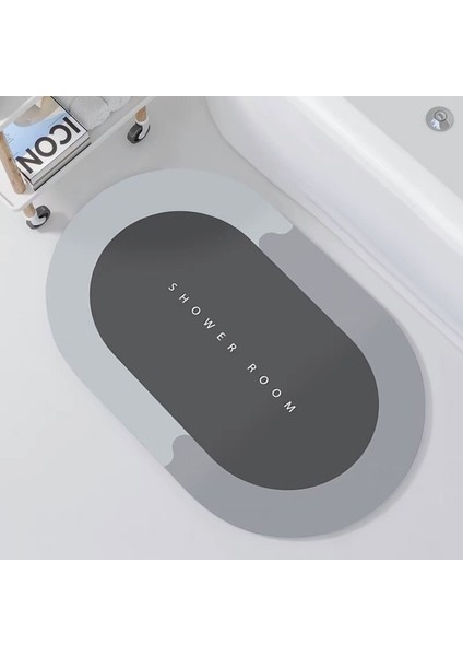 GZN6008 40CMX60CM Banyo Paspası Emici Özelleştirme Modern Basit Kaymaz Diatom Çamur Çabuk Kuruyan Yüksek Kaliteli Ev Yağ Geçirmez Mutfak Banyo Paspası (Yurt Dışından)