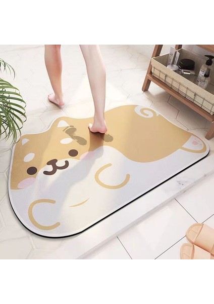 A1 50-80 cm Kaymaz Banyo Paspas Emici Mat Paspas Emici Halılar Banyoda Giriş Paspasları Balkon Sundurma Zemin Alanı Halı Paspas (Yurt Dışından)