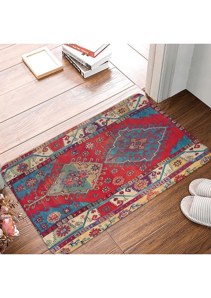 Vicky-Dd1-1 (21) 400MMX600MM Bohem Tarzı Paspas Giriş Dış Mekan Halıları Kaymaz Banyo Ayak Mat Mutfak Yatak Odası Koridor Uzun Kilim Giriş Kapısı Paspası (Yurt Dışından)
