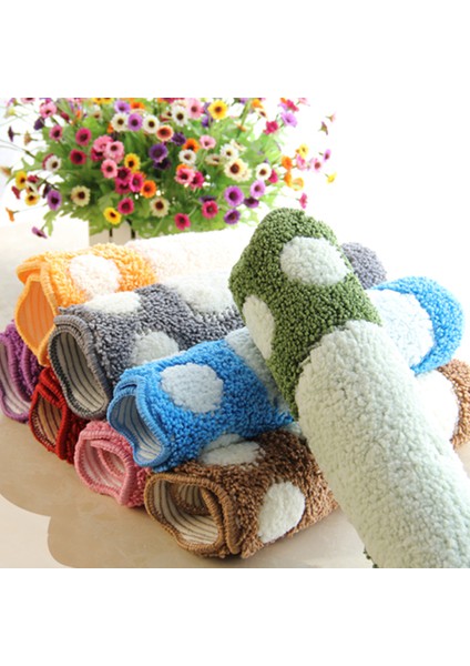 Pembe Ayak Baskı Banyo Paspasları, Kaymaz Banyo Halısı, Mat Tuvalet Bellek Köpük Banyo Halısı Banyo Pedi Halılar, Mikrofiber Mini Paspaslar 40*60CM (Yurt Dışından) modelleri