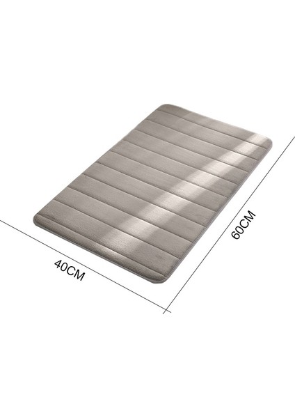 Gök Mavisi 40X120 cm Tuvalet Zemin Mat Yumuşak Polar Mat Çizgili Kaymaz Banyo Paspas Oturma Odası Mikrofiber Halı Ev Küvet Kanepe Alfombra Banyo Alanı Halı (Yurt Dışından) indirimleri