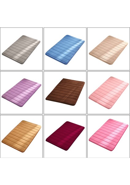 B 40X60CM Ev Banyo Paspas Kaymaz Banyo Halısı Yumuşak Mercan Polar Bellek Köpük Halı Mat Mutfak Tuvalet Zemin Dekor Yıkanabilir 10 Renkler 2023 (Yurt Dışından) indirimleri