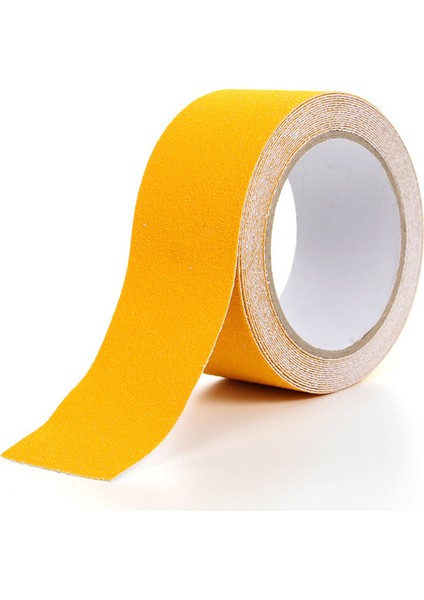 Sarı 50MM x 500CM 5m Kaymaz Bant Dış Mekan Kaymaz Çıkartmalar Yüksek Sürtünme Kaymaz Çekiş Bandı Merdiven Güvenliği Basamağı Adımı Için Aşındırıcı Yapıştırıcı (Yurt Dışından)