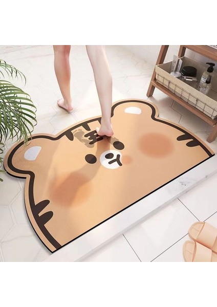 A17 60-90 cm Kaymaz Banyo Paspas Emici Mat Paspas Emici Halılar Banyoda Giriş Paspasları Balkon Sundurma Zemin Alanı Halı Paspas (Yurt Dışından)