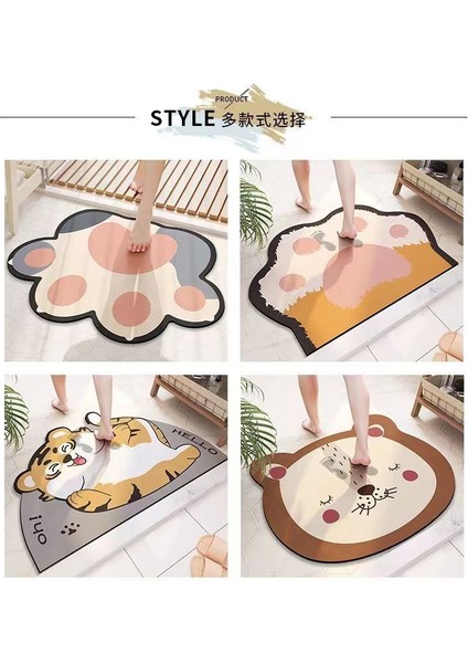 A17 60-90 cm Kaymaz Banyo Paspas Emici Mat Paspas Emici Halılar Banyoda Giriş Paspasları Balkon Sundurma Zemin Alanı Halı Paspas (Yurt Dışından) indirimleri