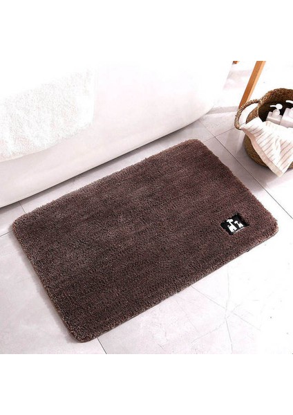 Zürafa Kahve 40X60 cm Mikrofiber Banyo Paspas Süper Emici Banyo Halıları Kilim Küvet Zemin Mat Paspas Duş Odası Tuvalet Banyo Paspas 4 Boyutu (Yurt Dışından)