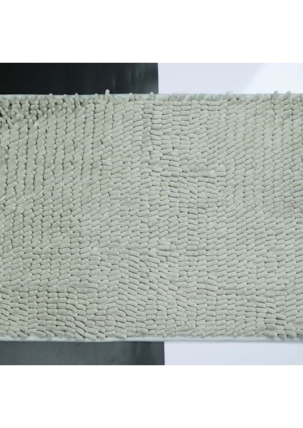 Gümüş 60X90 cm 24X35 Inç Yinzam Lüks Banyo Paspas Dekorasyon Kaymaz Banyo Halısı Süper Su Emici Şönil Halı Duş Için Ayak Paspasları (Yurt Dışından)