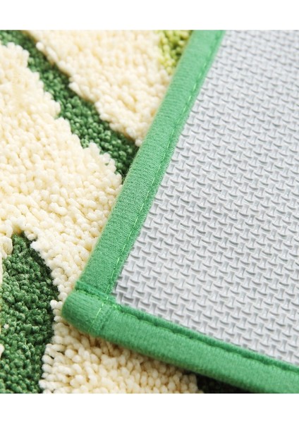Chunyi 1 Adet 50X80CM Kaliteli Kaymaz Zemin Halısı Yeni Yaprak Desen Yumuşak Banyo Paspas Ev Dekor Emici Yatak Odası Koridor Banyo Paspas Tuvalet Halısı 1 Adet (Yurt Dışından) fırsatları