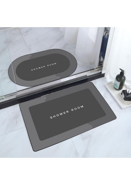 Gri Çift 60X90 cm Süper Emici Banyo Paspas Çabuk Kuruyan Banyo Halısı Kaymaz Giriş Paspas Nappa Deri Paspaslar Tuvalet Halı Ev Dekor (Yurt Dışından) fiyatları