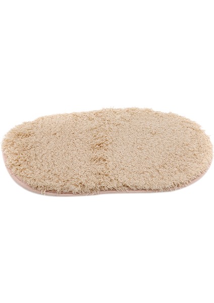 Bej 1 Adet Mikrofiber Banyo Rahat Banyo Pedi Kaymaz Mat Küvet Odası Oturma Odası Kapı Merdiven Banyo Ayak Paspaslar 50*30 cm (Yurt Dışından)
